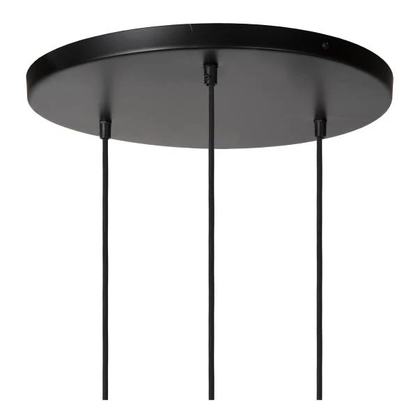 Lucide YUNKAI - Pendant light - Ø 60 cm - 3xE27 - Natural - detail 4